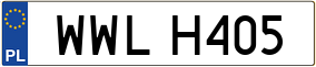 Truck License Plate